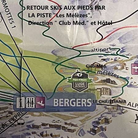 Апартаменти Le Christiania Les Bergers Alpe d'Huez Екстер'єр фото